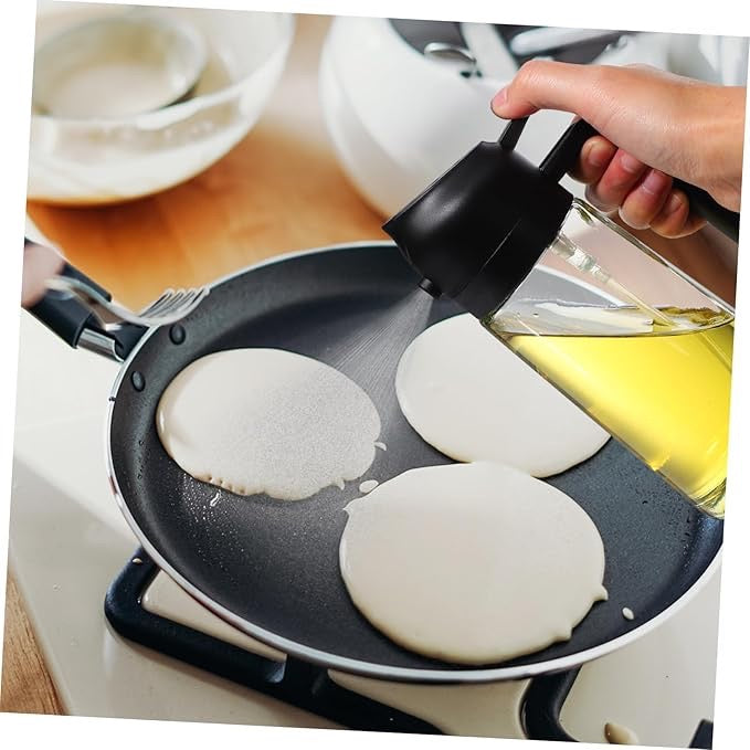 Oil sprayer used on a breakfast pan